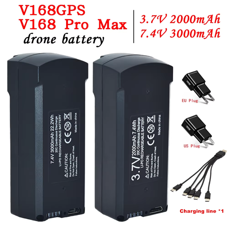 Drone Rc Leading - Bateria GPS V198 7.4V 3000mAh para