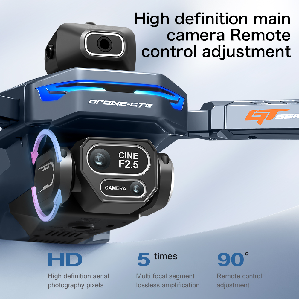Drone RC GT8 Dobrável com GPS, - Drone Dji Rc Mini avaliação e preço