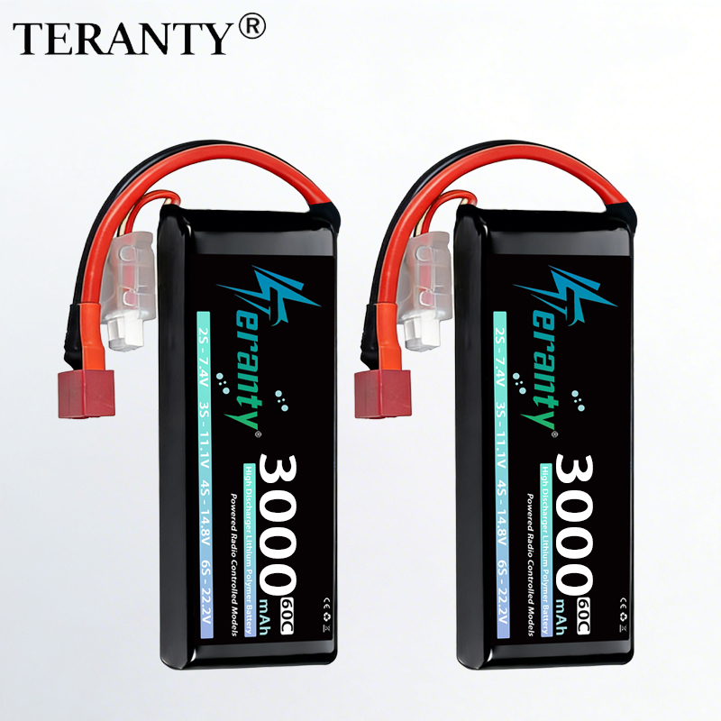 Bateria Lipo TERANTY 2S 3000mA - Drone Rc Leading avaliação e preço