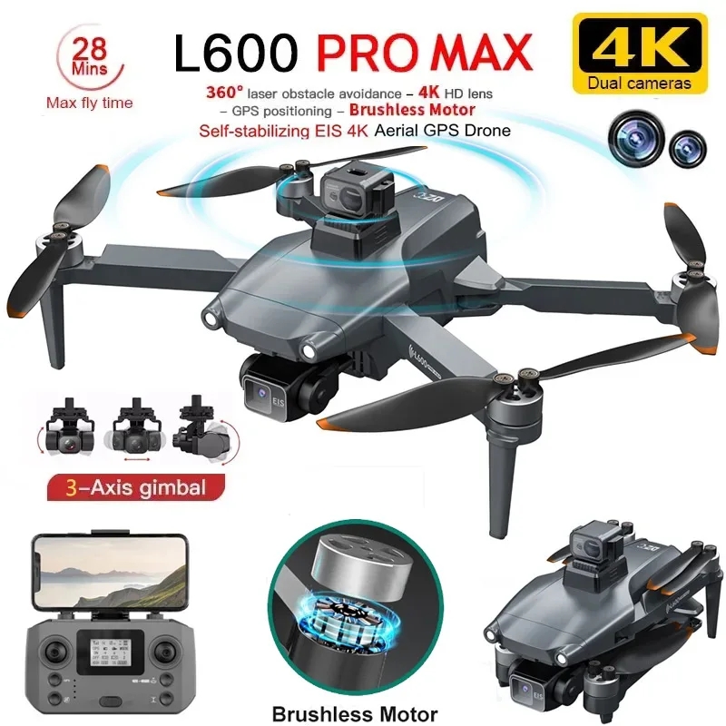 L600 pro max gps drone profiss - Drone Ae Rc avaliação e preço